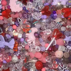 For Keychain Jewelry Live Product Bead Mixe Assorted Colors and Shapes Ideal for Crafting and DIY Projects