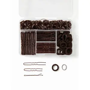 Cider ELASTIC HAIR BAND & WAVY U-SHAPED HAIR CLIP SET