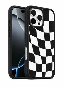 OtterBox iPhone 16 Pro Symmetry Series Case - Wavy Charcoal Black With MagSafe