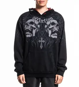 Affliction Men's Pullover Hoodie Decimation