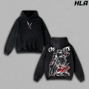 Maki Zenin X Toji Fushiguro Wash Tee x Hoodie, Jujutsu Kaisen Anime Graphic Shirt, Heavy Cotton Acid Washed T-Shirt, Double Printed Oversize Top, Unisex Casual Streetwear, Oversized Anime Print T-Shirt, Graphic, Gift For Anime Fan