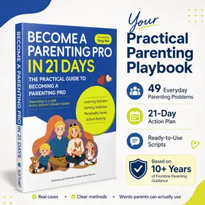 BECOME A PARENTING PRO IN 21 DAYS: Skills Every Parent Should Master, Practical Family Education Guide for Solving 49 Common Child Problems — Tantrums, Homework, Bad Habits, Bullying, Gaming, Communication & Growth for Ages 3–12
