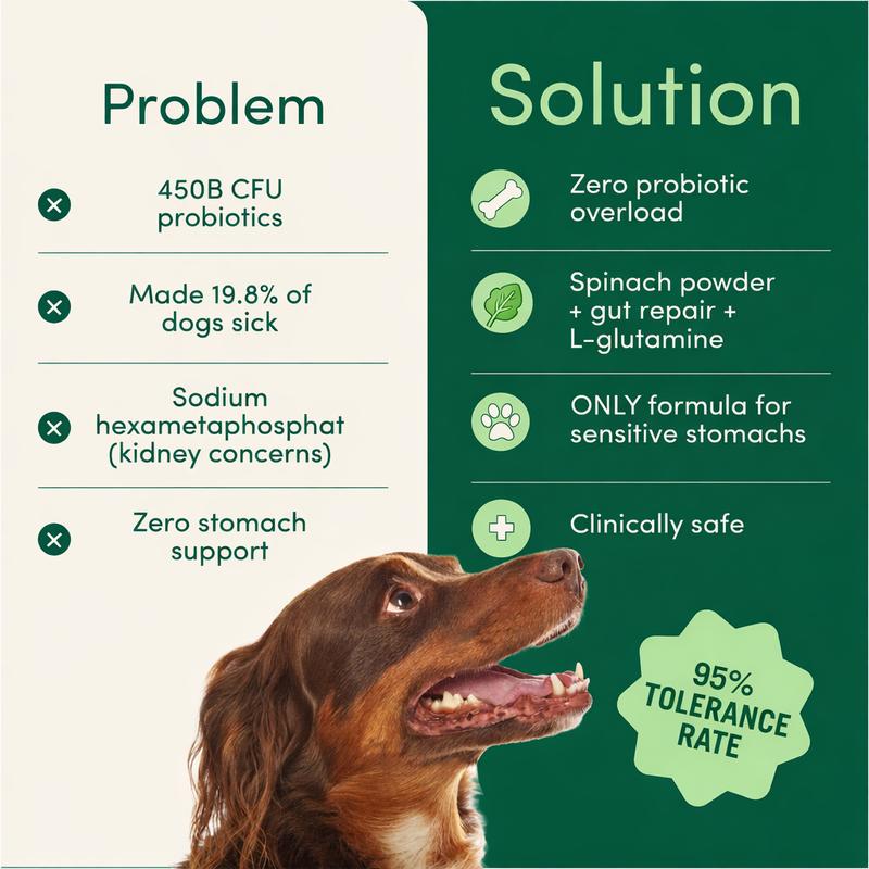 3 Pack of Dog & Cat Dental Powder - Food Topper for Fresh Breath & Clean Teeth - Gentle Formula for Sensitive Stomachs - Bacon Flavor Tartar Plaque Remover - Natural Oral Care for Dogs and Cats