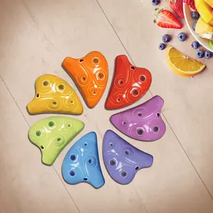 6 Hole E Major Mini Ocarina (7 colors)