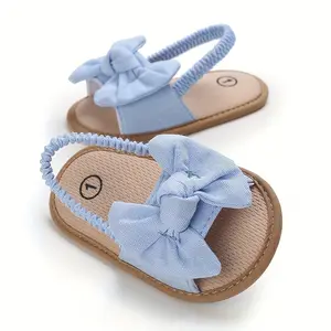 Bowknot Open-Toe Sandals Little Girls - Breathable & Non-Indoor/Outdoor Use, Ideal