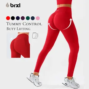 BRXL High-Waisted Yoga Pants for Women - Seamless Tummy Control fall Outfits& Butt Lifting Workout Leggings  #Parati #GymWorkout #TikTokMadeMeBuyIt #outdoorfun#warmupforholiday#tiktokmademebuyit-1