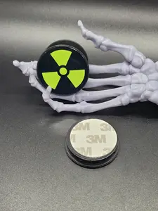 Radioactive Symbol Adhesive Phone Grips