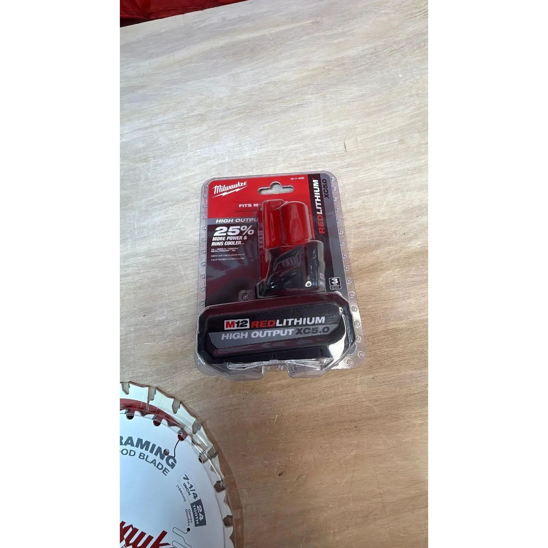 48-11-2450 M12 5.0 HO $129 MSRP 12-Volt XC High Output Ah Battery