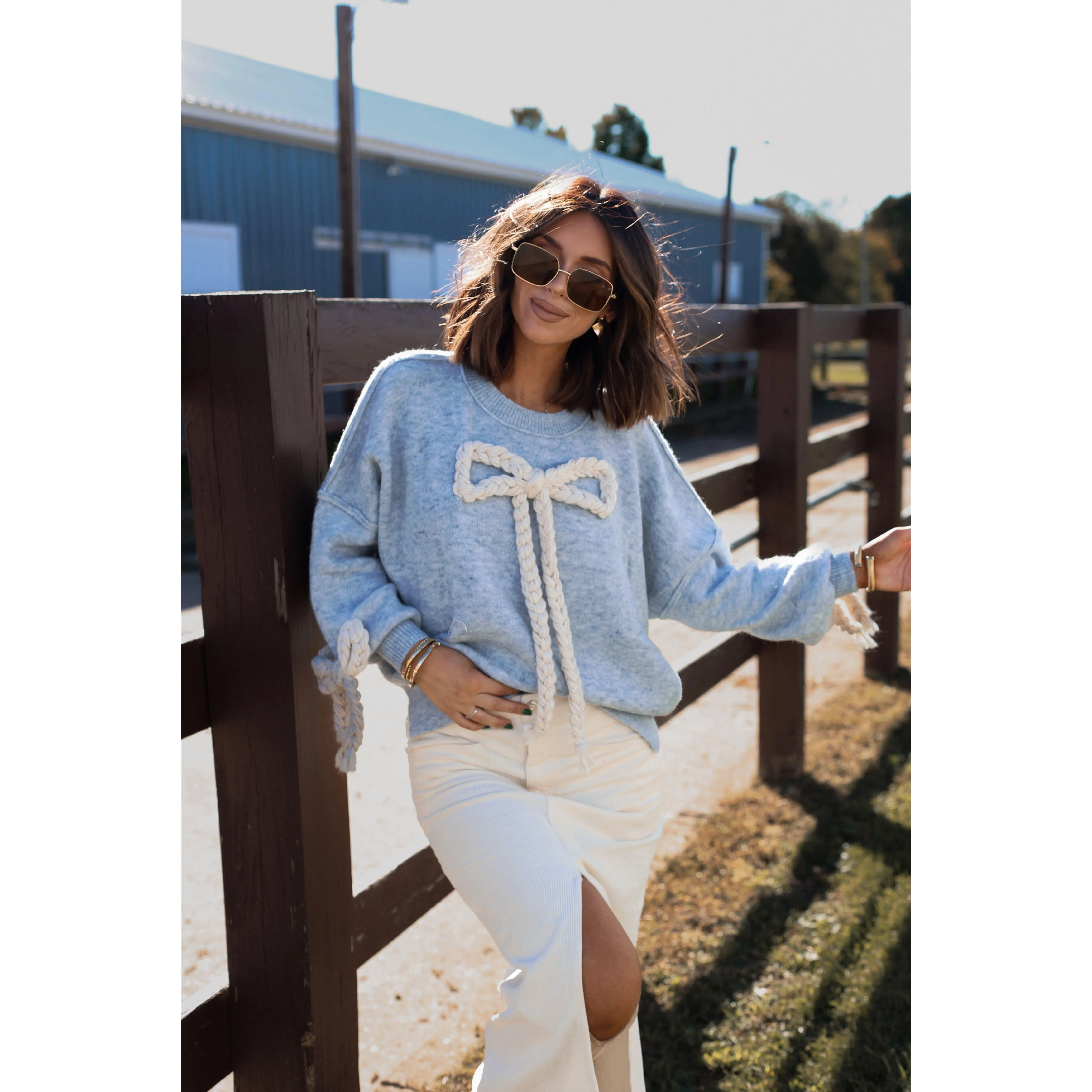 Oversized Bow Sweater
