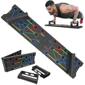 Foldable Push-Up Board for Abdominal & Chest Muscle Training, Portable Home Exercise Equipment, Gym Fitness Gear, Push Up Stand