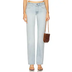 GRLFRND Sara Low Rise Slim in Ocean Ave