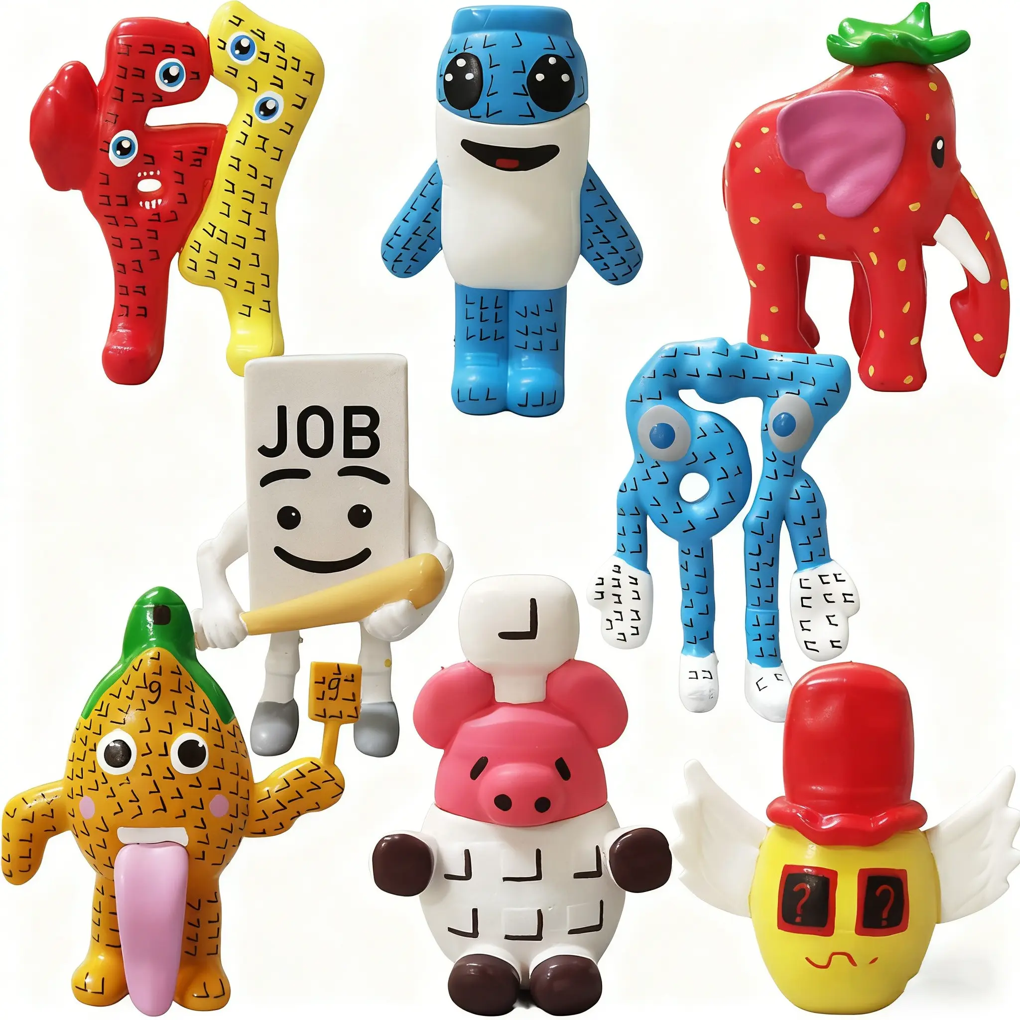 Steal a Brainrot Cute Figurine, Italian Brainrot Action Figure, Desktop Decor Ornament, Fan Gift Idea, Unique Collectible Item, Cute Collectible Figurines, Desktop Statue, Collectible PVC Figure