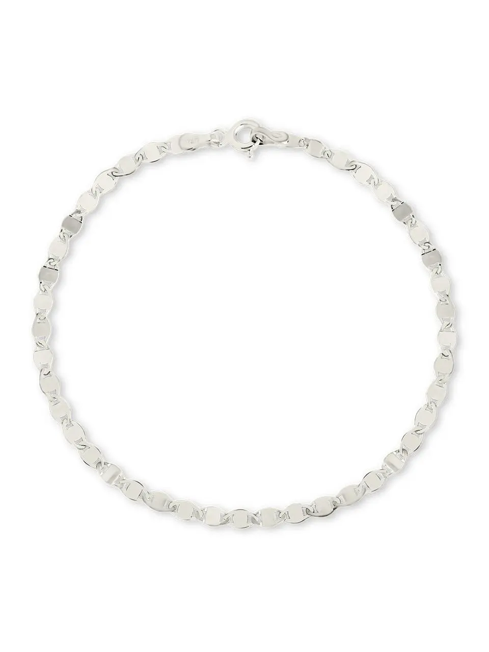 Sterling Forever Sterling Silver Estela Confetti Chain Bracelet, 2.7mm Elegant Exquisite Fashion Pretty Jewelry Bracelet for Women, Elegant Jewelry Bracelet