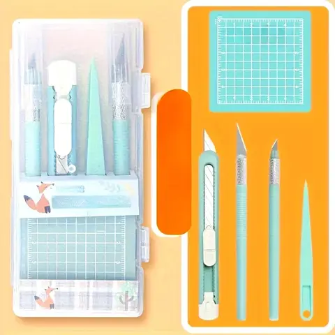 5-Piece DIY Scrapbook Set for Everyday Office Use, Complete Craft Kit for Creative Projects Ideal for Scrapbooking Enthusiasts, Craft Project Supplies