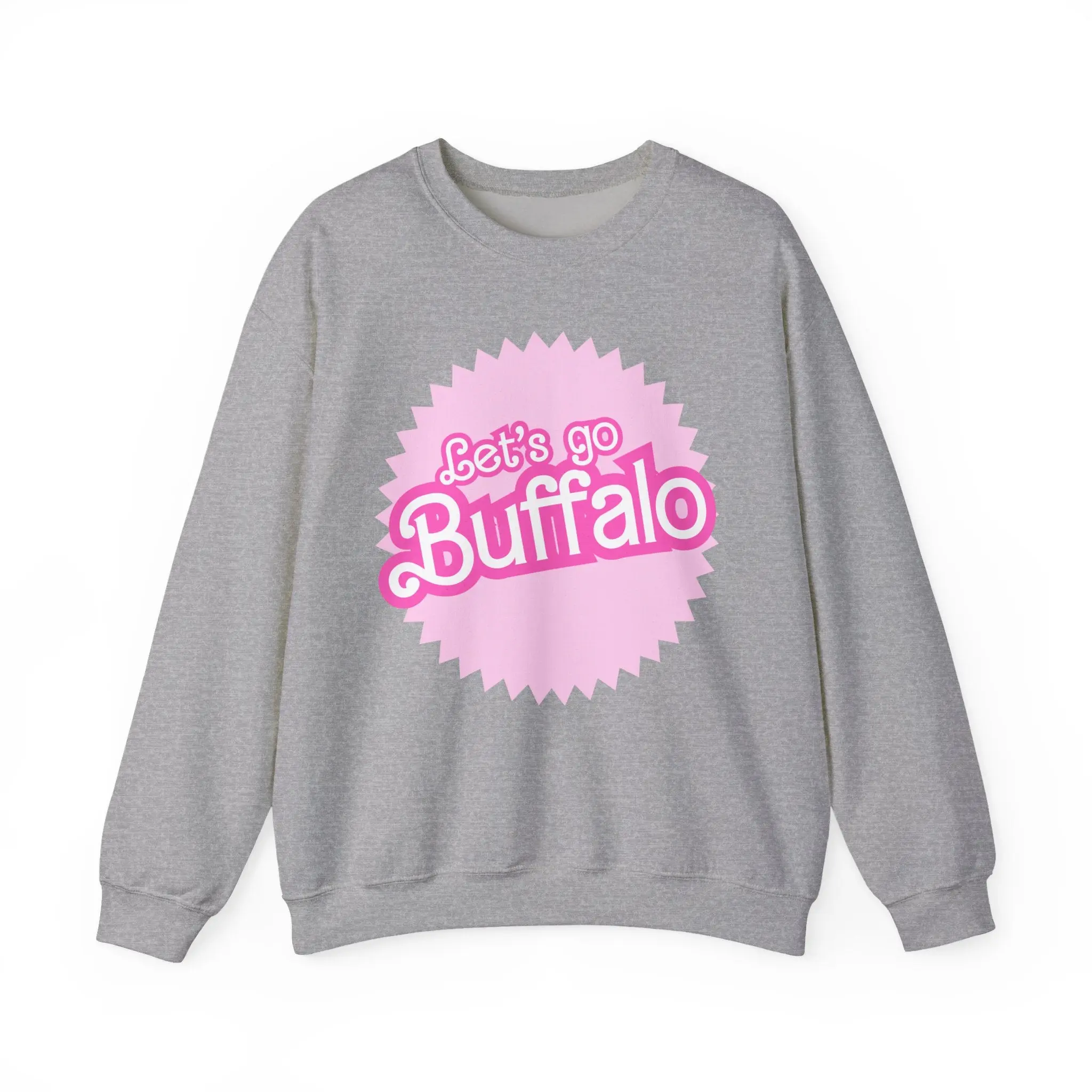 Let's Go Buffalo Barbie Unisex Heavy Blend Crewneck Sweatshirt