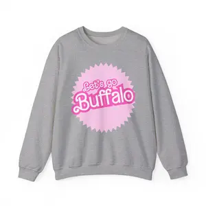 Let's Go Buffalo Barbie Unisex Heavy Blend Crewneck Sweatshirt