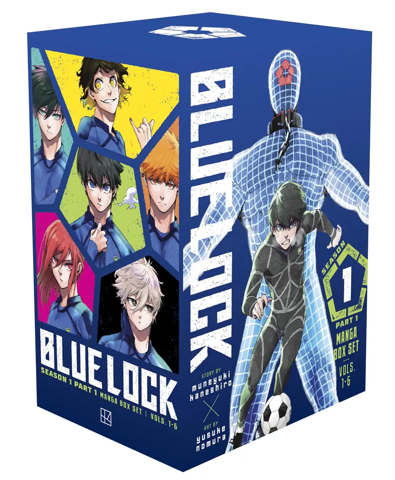 Blue Lock Season 1 Part 1 Manga Box Set -- Muneyuki Kaneshiro - Paperback