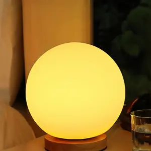 Modylife Globe Light Soft Pink Glow for Home Decor with 16 Adjustable Colors Remote Control Eco Friendly Plug In Powered Modern Spherical Shade