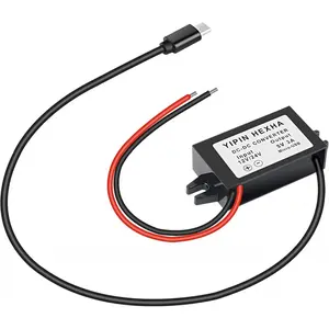 DC DC12V-24V to 5V 3A Micro USB Buck Converter Module Step Down Power Adapter