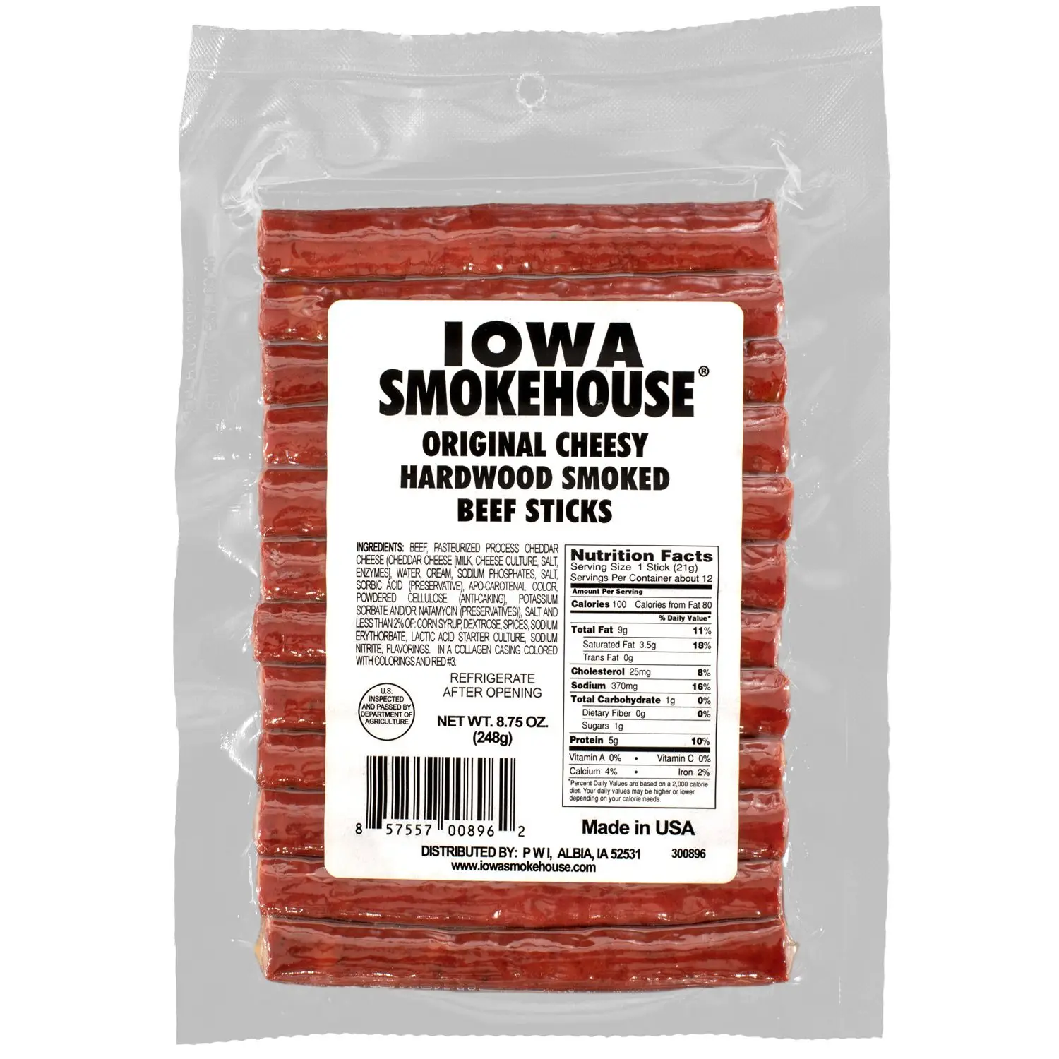 8.75 oz Beef Sticks Original Cheesy