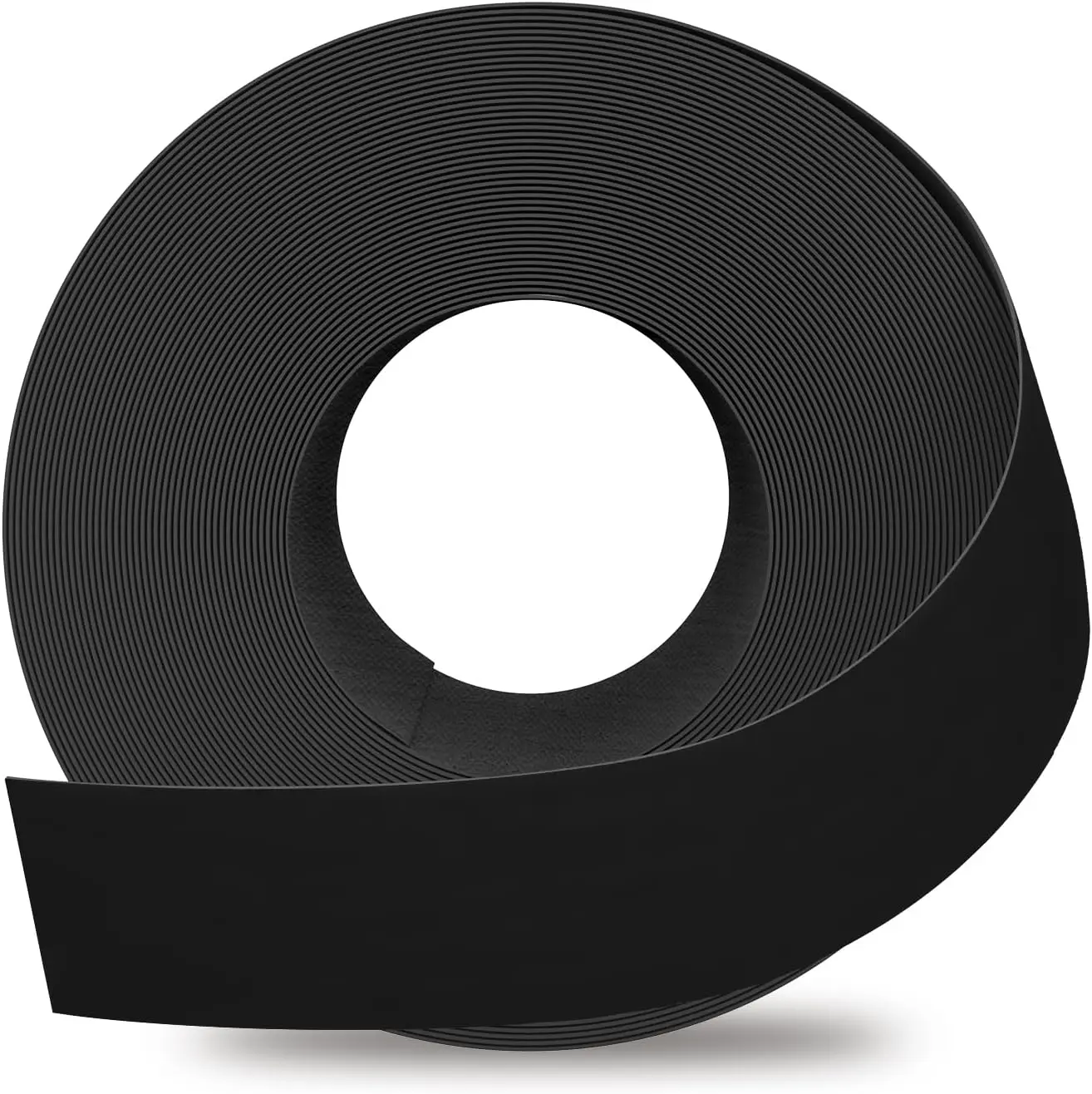 GSCIT Club Black High Quality Melamine Edge Banding - Pre-glued 0.6mm, 3in x 25ft Flexible Strip with Hot-Melt Adhesive, Elastic for Plywood & Melamine Cabinets, Furniture Repair & Indoor Home Improvement Use