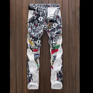 Money Plate Graffiti Cargo Denim - License to Flex Multi-Patch Cargo Pants with Vintage License Plate & Dollar Bill Motifs