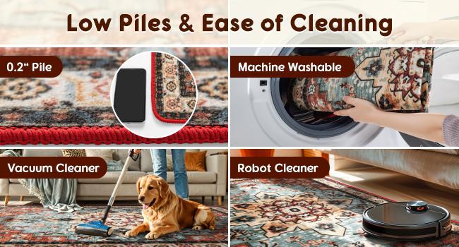 Shilucheng 2x10 Runner Rug Hallway Kitchen Runner Washable Non Slip Durable Waterproof Pet Kid Friendly Stain Resistant Easy to Clean Vacuum Friendly Affordable