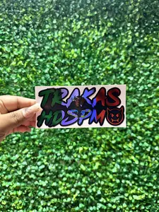 Trakas Decal, Holographic Sticker, Spanish Car Decal