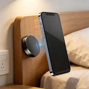 Magnetic Car Phone Holder, Universal GPS Smartphone Stand, Compact Design, Strong Magnetic Adhesion, Portable and Stable, Desktop and Car Use, Cell Phone Holder, Cell Phone Mount