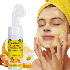 Kojic Acid & Turmeric Mousse Cleanser, Deep Cleaning Moisturizing for All Skin, 150ml