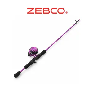 Zebco Slingshot Purple Spinning Combo, 202/562ML Rod & Reel