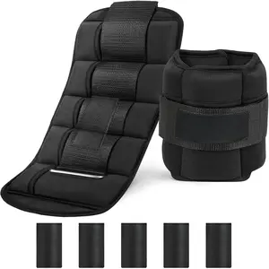 Adjustable Ankle Weights for Men Women, 1 Pair 2 4 5 6 8 10 lb  Weight Straps, Weighted Ankle Weights Set for Gym, Fitness, Yoga, Jogging, Walking, Aerobics, Physical