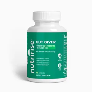 Probiotic 40 Billion with Prebiotics - Gut Health & Flora Support - Digestion, GI Tract, Bowel Support - Probiotics 40B - Post Meal Microbiome Support