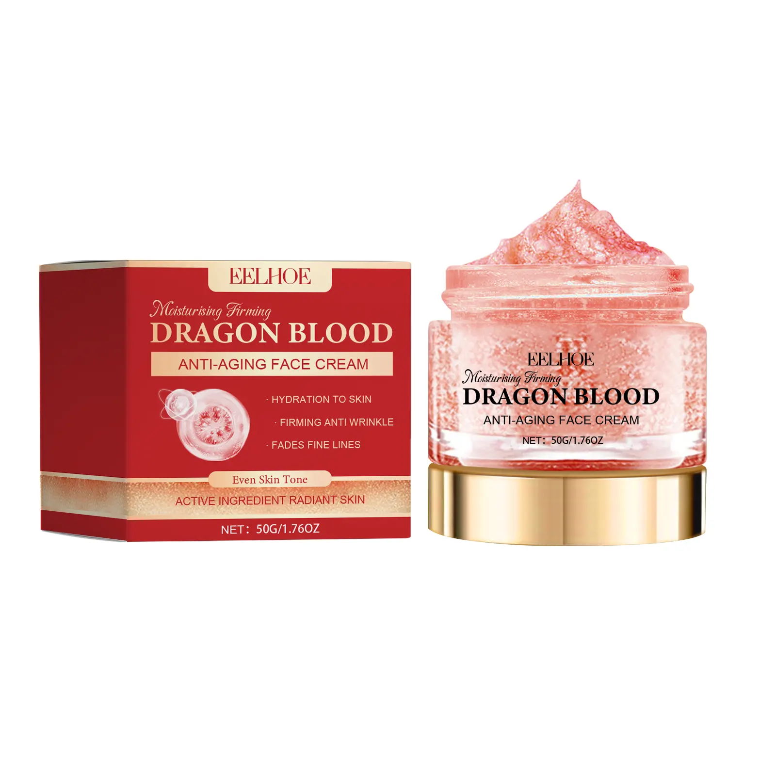 EELHOE Anti-Aging Facial Cream - 50g Daily Moisturizer for All Skin Types, Firming Rejuvenating, Hydrating, Brightening, Reducing Fine Lines for Radiant Complexion