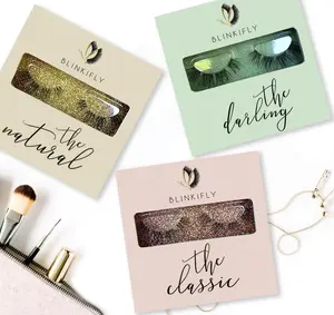Blinkifly Fam Eyelashes - Natural, Classic & Darling Styles with Elegant Design and Clear Packaging