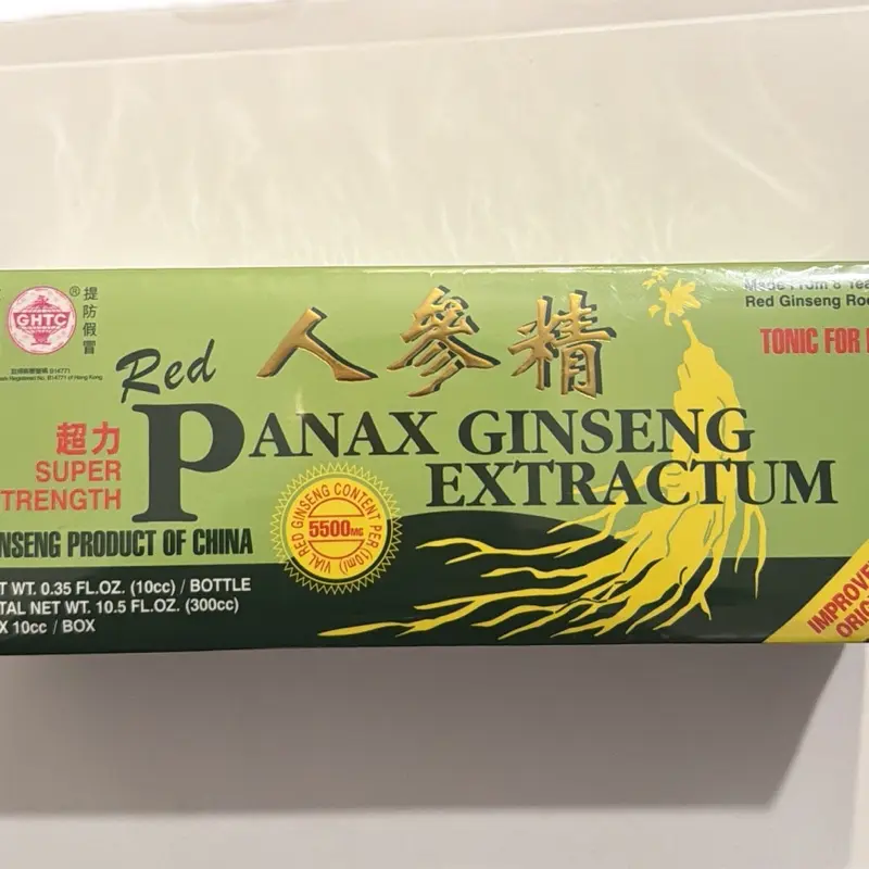 Red Panax Ginseng Extractum Ultra Strength, 0.34 Fl Oz (Pack of 30)