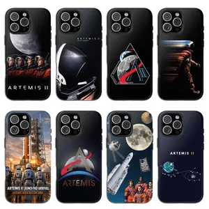 Artemis II Return To The Moon Phone Case, Funny Space Astronaut Cover Case Suitable for iPhone 17-11 Pro Max/Plus and  Samsung Galaxy S23-25