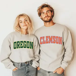 Custom College Team Sweatshirt – Sand, Custom Your Team, Vintage University Graphic Sweatshirt, Sport Style Fan Shirt, Game Day Outfit, Menswear & Womenswear