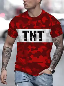 Men's Casual Short Sleeve Round Neck Top, Breathable Fabric, Running Fitness Wear, Comfortable Fit, All Seasons