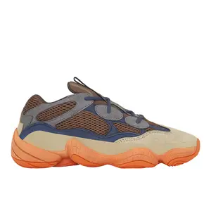 adidas Mens Yeezy 500 Lace Up Sneakers Shoes Casual - Beige, Brown, Orange