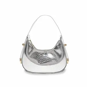 Metallic Chelsea Mini Hobo Bag – Trendy Shoulder Purse for Night Out & Everyday Glam