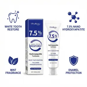 7.5% nHAP Whitening Toothpaste  The Ultimate Enamel Repair Kit  Natural Whitening. Minty Fresh. No More Yellow Teeth! tooth armor Oral