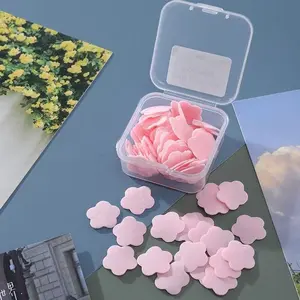 4pcs Antibacterial Soap Petals | Scented Portable Hand Wash | Paper Soap for Travel & On-the-Go | Lightweight & Hygienic Mini