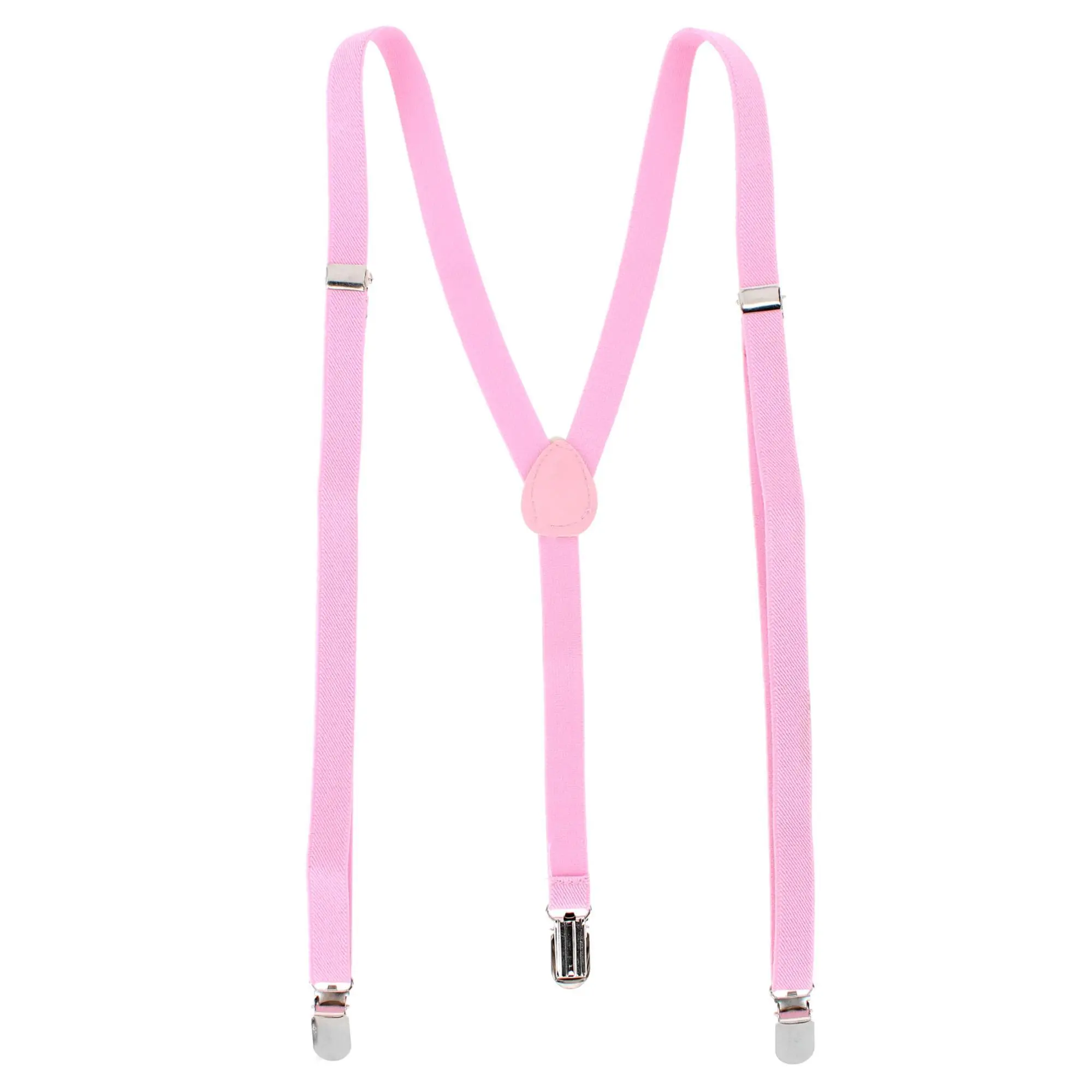 CTM Women's Thin Adjustable Elastic Clip-End Y-Back Suspenders, Womens Suspenders