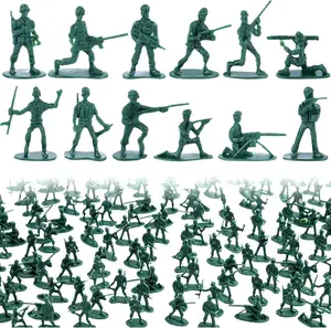 200PCS Army Men Toy Soldiers, Classic Military Toys for Kids 3+, School Projects, Dioramas & History Lessons, Stocking Stuffers, Holiday & Birthday Gifts for Boys