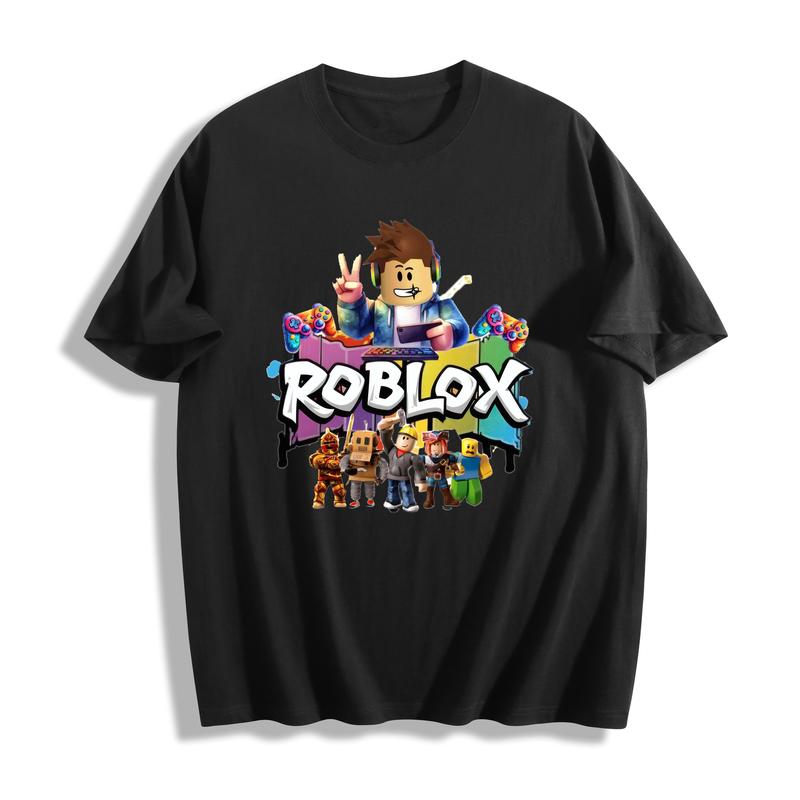 Roblox Game-Inspired T-Shirt for Gamers | Unisex Casual Fit, Perfect for Roblox Fans | Trendy, Comfortable & Versatile | Ideal for Birthdays, Holiday Gifts, or Everyday Wear | Show Off Your Roblox Style This Season!