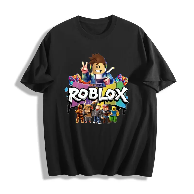 Roblox Game-Inspired T-Shirt for Gamers | Unisex Casual Fit, Perfect for Roblox Fans | Trendy, Comfortable & Versatile | Ideal for Birthdays, Holiday Gifts, or Everyday Wear | Show Off Your Roblox Style This Season!