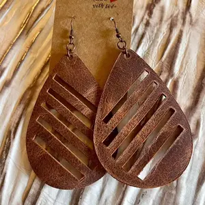 ”Atlanta” Leather Earrings