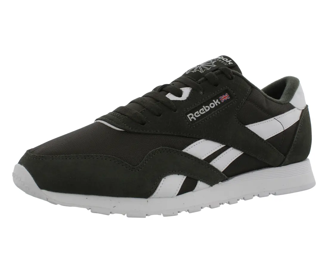 Reebok CL Nylon M Men's Classic Nylon Sneaker, Durable Athletic Footwear for Running and Walking, Walking Shoes