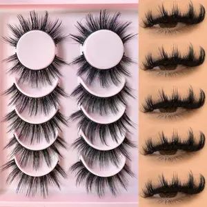 Natural Look False Eyelashes, Beginner-Friendly, D Curl, Fluffy, Mixed Length, Non-Toxic, Perfect for Daily Wear and Parties